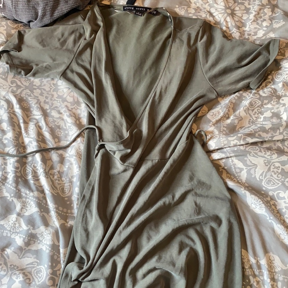 hyfve hyfve hyfve green dress, size small